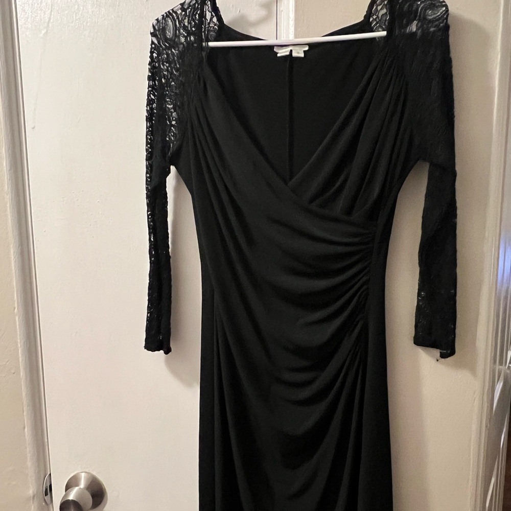 Black London Times Dress